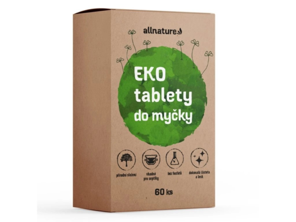 16534 - Allnature EKO tablety do umývačky riadu 60 tabliet