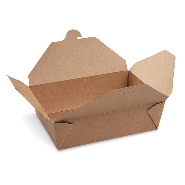 48628 Box na jedlo nepremastiteľný kraft L 195 x 138 mm 2500ml Box na jedlo KRAFT nepremastiteľný, PAP/PE, `L` 195 x 138 mm, 2500ml