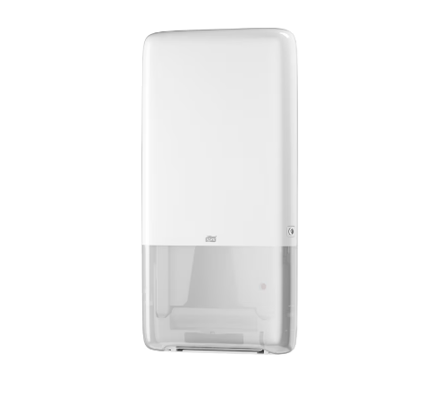 552500 ROIN_Tork PeakServe® veľkokapacitný zásobník na nadväzujúce papierové utierky na ruky, H5, biela farba
