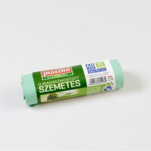 Vrecia na odpadky, 60 l, zelené - MAZZINI