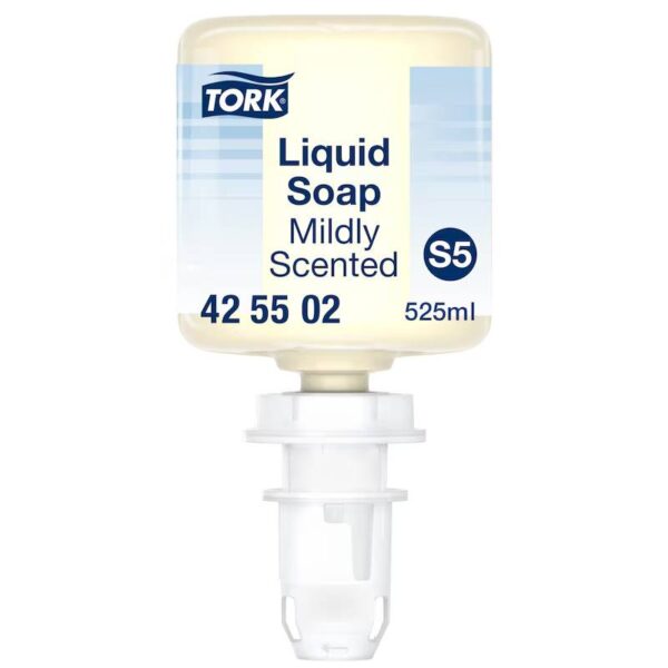 ROIN 425502 Tork Mini jemne parfumované tekuté mydlo S5 525 ml ROIN-425502-Tork-Mini-jemne-parfumovane-tekute-mydlo-S5-525-ml