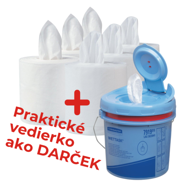ROIN_7757 Kimtech WETTASK DS utierky (6ks) + DARČEK 7919 WETTASK zásobník ROIN_7757 Kimtech WETTASK DS utierky (6ks) + DARČEK 7919 WETTASK zásobník
