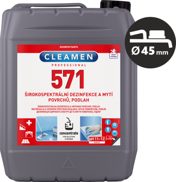 ROIN_Cleamen_571_5l ROIN_Cleamen_571-dezinfekcia a unývanie povrchov, podláh__5l