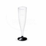 ROIN_Pohárik kryštál na sekt (PS) dvojdielny čierna stopka, priemer 60 mm, 0,1L [20 ks]_1