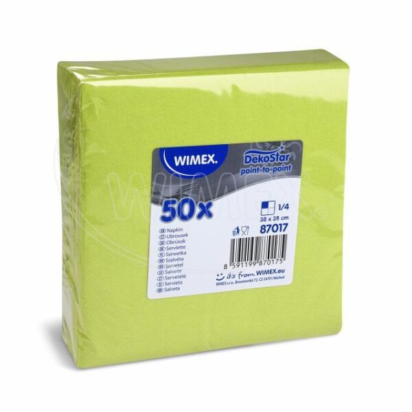 Servítky DekoStar žltozelené 50ks