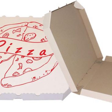 Krabice nad pizzu